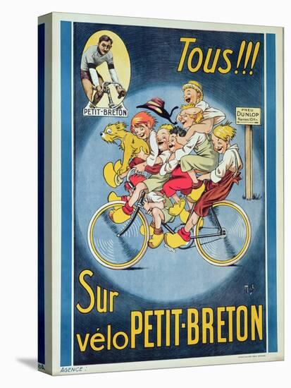 Everyone on the Petit-Breton Bike', Advertisement for a Bicycle-Michel Liebeaux-Premier Image Canvas