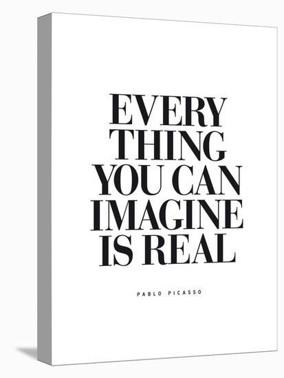 Evrything You Can Imagine is Real-null-Stretched Canvas