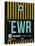 EWR Newark Luggage Tag II-NaxArt-Stretched Canvas