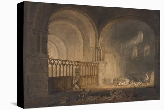 Ewynny Priory (W/C on Paper)-Joseph Mallord William Turner-Premier Image Canvas