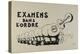 Examens dans l'ordre-null-Premier Image Canvas