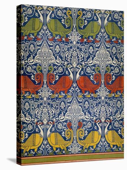 Example of Printed Egyptian Fabric, 19th Century (Chromolitho)-Emile Prisse d'Avennes-Premier Image Canvas