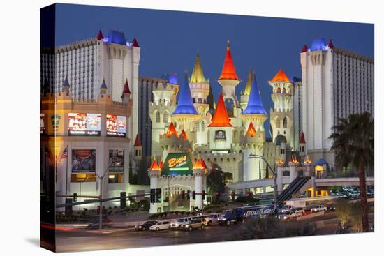 Excalibur Hotel, Strip, South Las Vegas Boulevard, Las Vegas, Nevada, Usa-Rainer Mirau-Premier Image Canvas