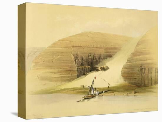 Excavated Temple of Abu Simbel, from "Egypt and Nubia," Vol.1-David Roberts-Premier Image Canvas