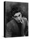 Excellent Portrait of Photographer Robert Capa Smoking Cigarette-Alfred Eisenstaedt-Premier Image Canvas