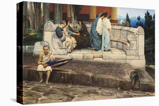 Exedra, 1871-Sir Lawrence Alma-Tadema-Premier Image Canvas