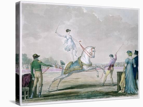 Exercises of the Circus Horse, C1818-1836-Antoine Charles Horace Vernet-Premier Image Canvas