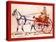 Exercising Cart-Edward Penfield-Stretched Canvas