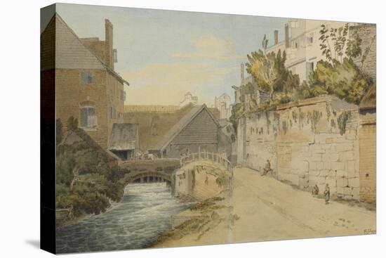 Exeter: Between the Quay Gate and West Gate Outside the City Walls, 1791-Francis Towne-Premier Image Canvas