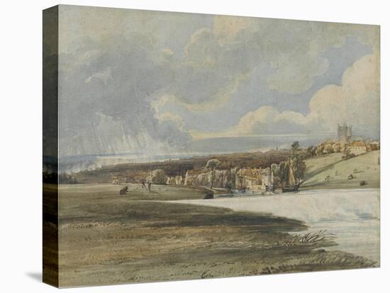 Exeter from Trew's Weir, C.1799-Thomas Girtin-Premier Image Canvas