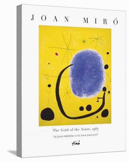 Exhibit - Simplicity-Joan Miro-Stretched Canvas