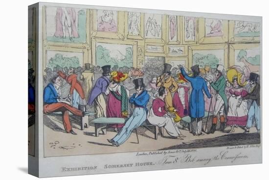 Exhibition, Somerset House, 1821-Henry Thomas Alken-Premier Image Canvas