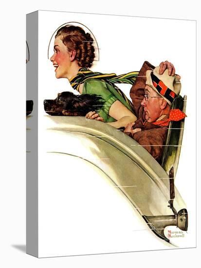 "Exhilaration", July 13,1935-Norman Rockwell-Premier Image Canvas