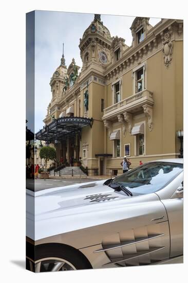 Exotic Sports Car Outside Casino De Monte-Carlo, Monaco, Europe-Amanda Hall-Premier Image Canvas