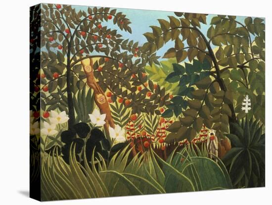 Exotische Landschaft Mit Spielenden Affen, 1910-Henri Rousseau-Premier Image Canvas