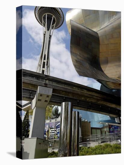 Experience Music Project, the World's Only Hands-On Music Museum, Seattle, Washington State, USA-De Mann Jean-Pierre-Premier Image Canvas