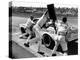 Expert Mechanics Making Repairs on a Car During the Daytona 500 Race-null-Premier Image Canvas