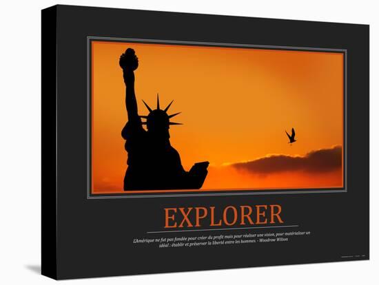 Explorer (French Translation)-null-Stretched Canvas