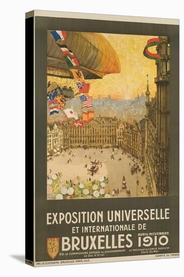 Exposition Universelle Et Internationale De Bruxelles Poster-Henri Cassiers-Premier Image Canvas