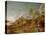 Extensive Hilly Landscape with Cattle, Sheep and Goats-Potter-Premier Image Canvas