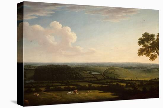 Extensive Wooded Landscape with a Distant View of a Town-William Turner-Premier Image Canvas