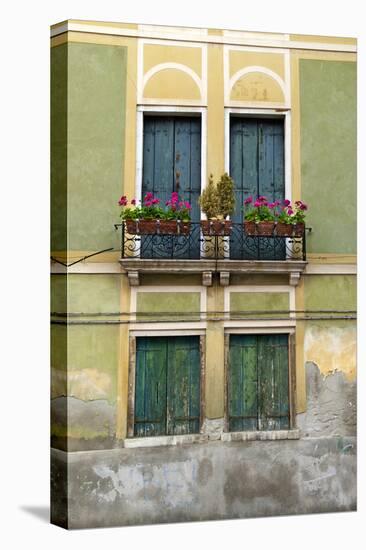 Exterior Detail of a House in Venice, Italy-David Noyes-Premier Image Canvas
