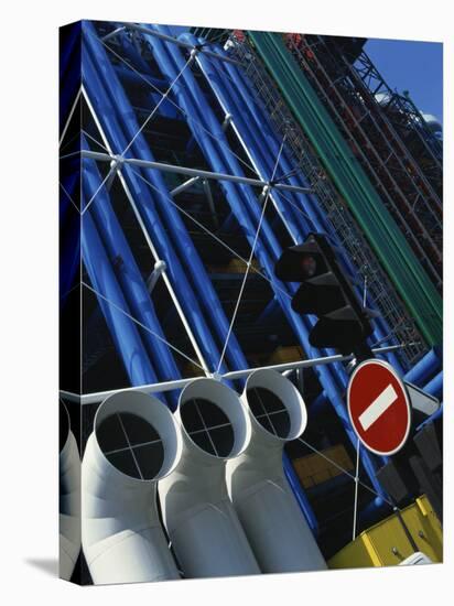 Exterior Detail of Pipes at the Pompidou Centre, Beaubourg, Paris, France, Europe-Mawson Mark-Premier Image Canvas