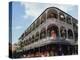 Exterior of a Building with Balconies, French Quarter Architecture, New Orleans, Louisiana, USA-Alison Wright-Premier Image Canvas