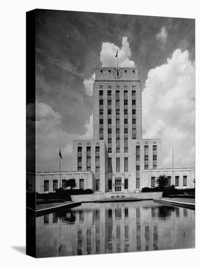 Exterior of City Hall in Houston-Dmitri Kessel-Premier Image Canvas