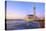 Exterior of Hassan Ll Mosque and Coastline at Dusk, Casablanca, Morocco, North Africa, Africa-Neil Farrin-Premier Image Canvas