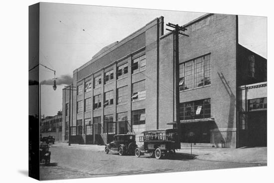 Exterior of kiln and mill building, West End Plant, Fisher Body Company, Detroit, Michigan, 1923-null-Premier Image Canvas