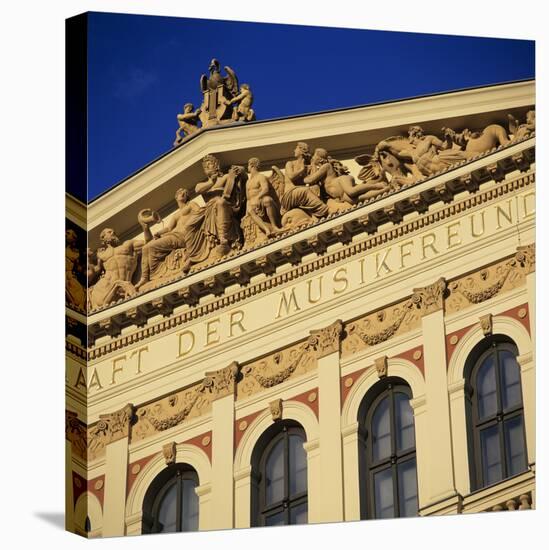 Exterior of Musikverein Concert Hall, Vienna, Austria, Europe-Stuart Black-Premier Image Canvas