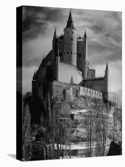 Exterior of Segovia Castle-Dmitri Kessel-Premier Image Canvas