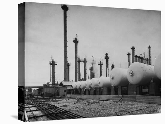 Exterior of Shell Chemical Plant-Dmitri Kessel-Premier Image Canvas