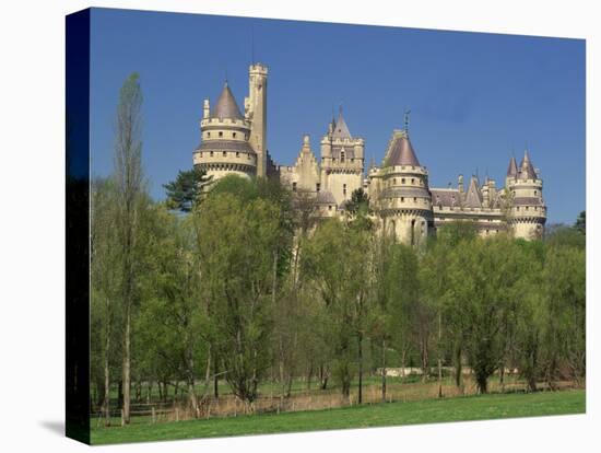 Exterior of the Chateau of Pierrefonds in Aisne, Picardie, France, Europe-Michael Busselle-Premier Image Canvas