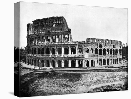 Exterior of the Colosseum, Rome, 1893-John L Stoddard-Premier Image Canvas