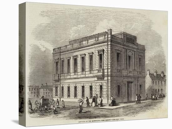 Exterior of the Manchester Free Library-null-Premier Image Canvas