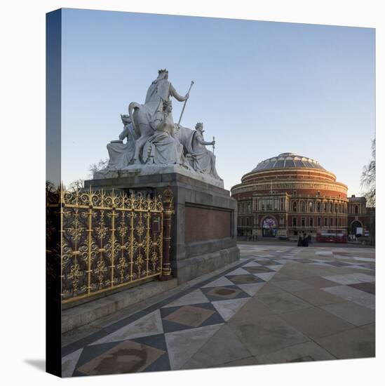 Exterior of the Royal Albert Hall from the Albert Memorial, Kensington, London, England, UK-Ben Pipe-Premier Image Canvas