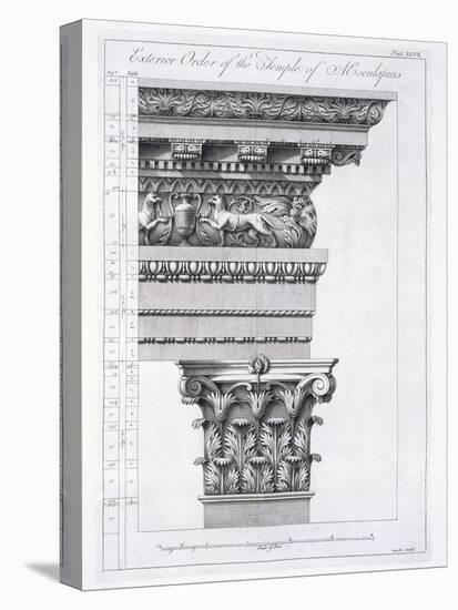 Exterior Order of the Temple of Aesculapius, Plate XLVII-Robert Adam-Premier Image Canvas