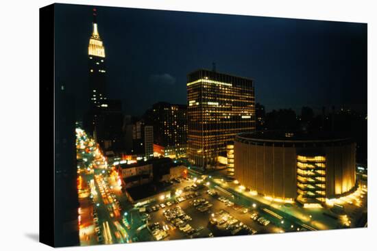 Exterior View of Madison Square Garden-Dirck Halstead-Premier Image Canvas