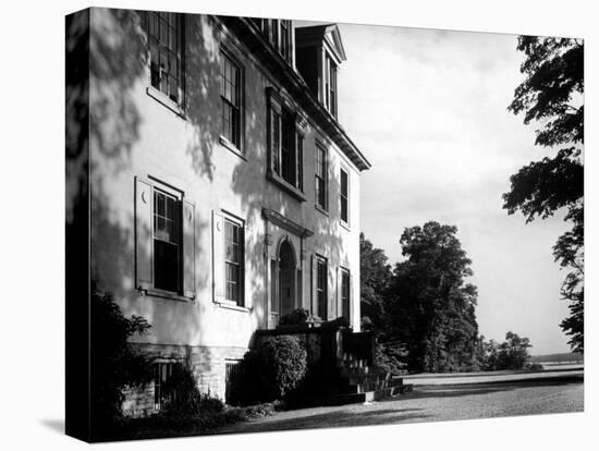 Exterior View of the Clermont Manor House, Owned by the Livingston Family, Hudson River Valley-Margaret Bourke-White-Premier Image Canvas