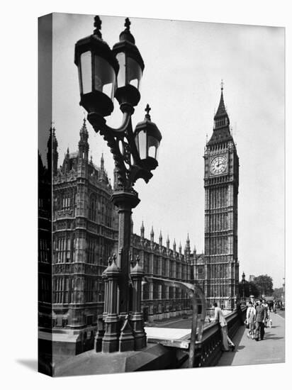 Exterior View of the House of Parliament and Big Ben-Tony Linck-Premier Image Canvas