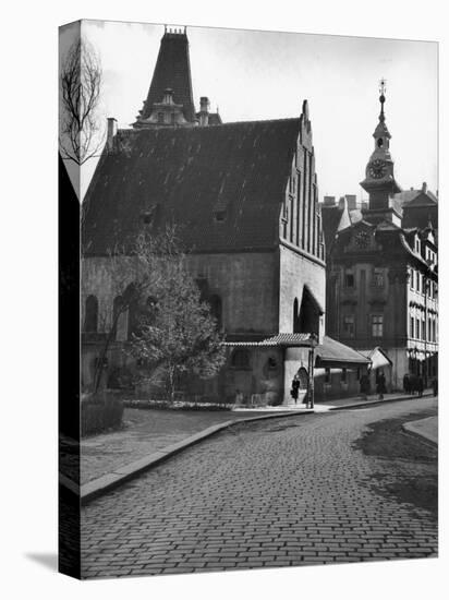 Exterior View of the Old-New Synagogue, Built in the 13th Century-Alfred Eisenstaedt-Premier Image Canvas