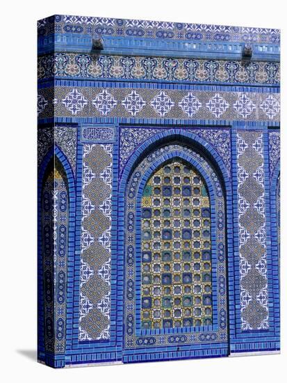 Exterior View of Window and Tilework on Dome of the Rock-Jim Zuckerman-Premier Image Canvas