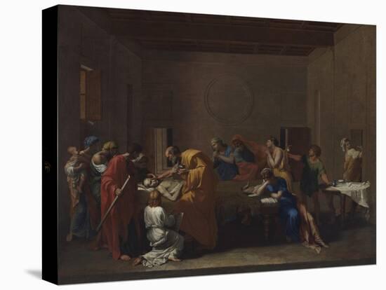 Extreme Unction, from the 'Seven Sacraments', 1638-40-Nicolas Poussin-Premier Image Canvas