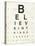 Eye Chart I-Jess Aiken-Stretched Canvas