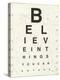 Eye Chart I-Jess Aiken-Stretched Canvas