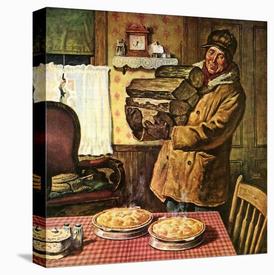 "Eyeing the Pies,"January 1, 1945-Amos Sewell-Premier Image Canvas