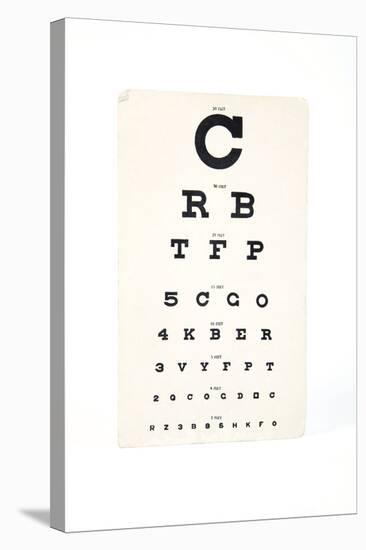Eyesight Test Chart-Gregory Davies-Premier Image Canvas