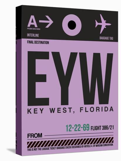 EYW Key West Luggage Tag I-NaxArt-Stretched Canvas